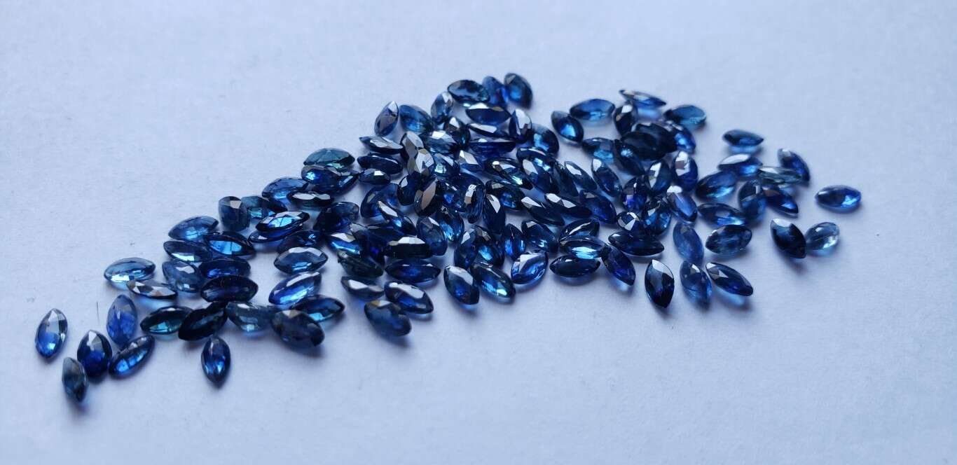 Blue Sapphire Marquise: 4mm x 2.5mm
