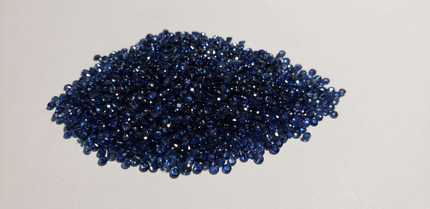 Blue Sapphire Round: 2mm - 2.5mm