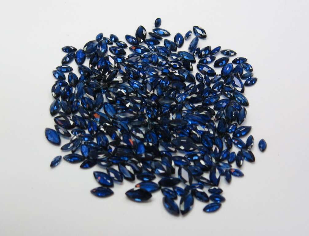 Blue Sapphire Marquise: 6mm x 3mm