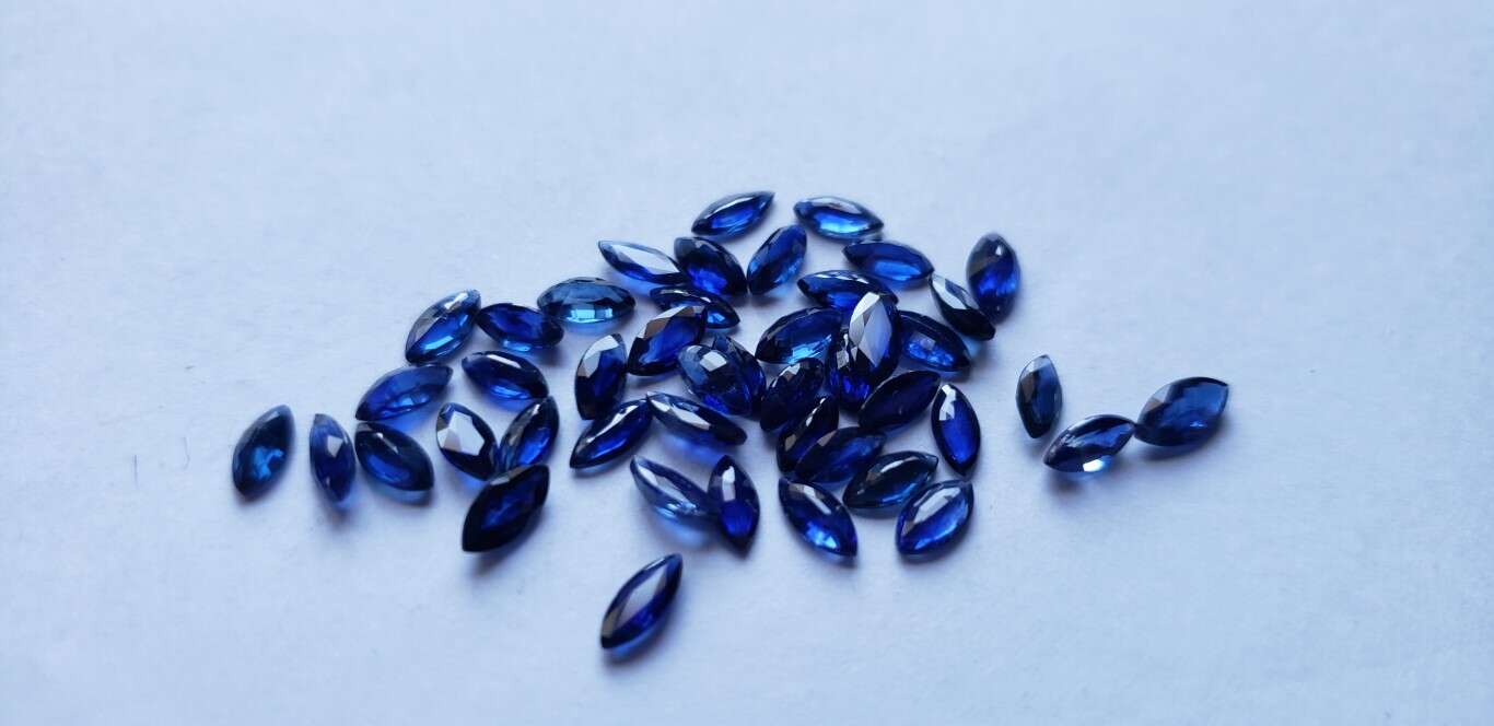 Blue Sapphire Marquise: 6mm x 3mm