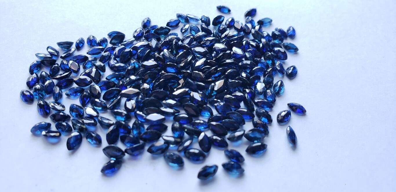 Blue Sapphire Marquise: 5mm x 3mm