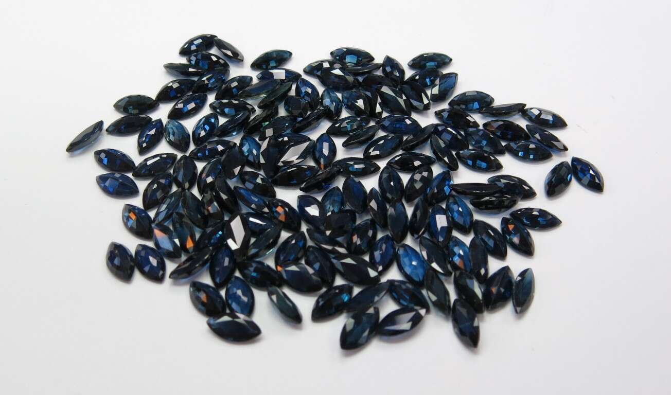 Blue Sapphire Marquise: 9mm x 4.5mm