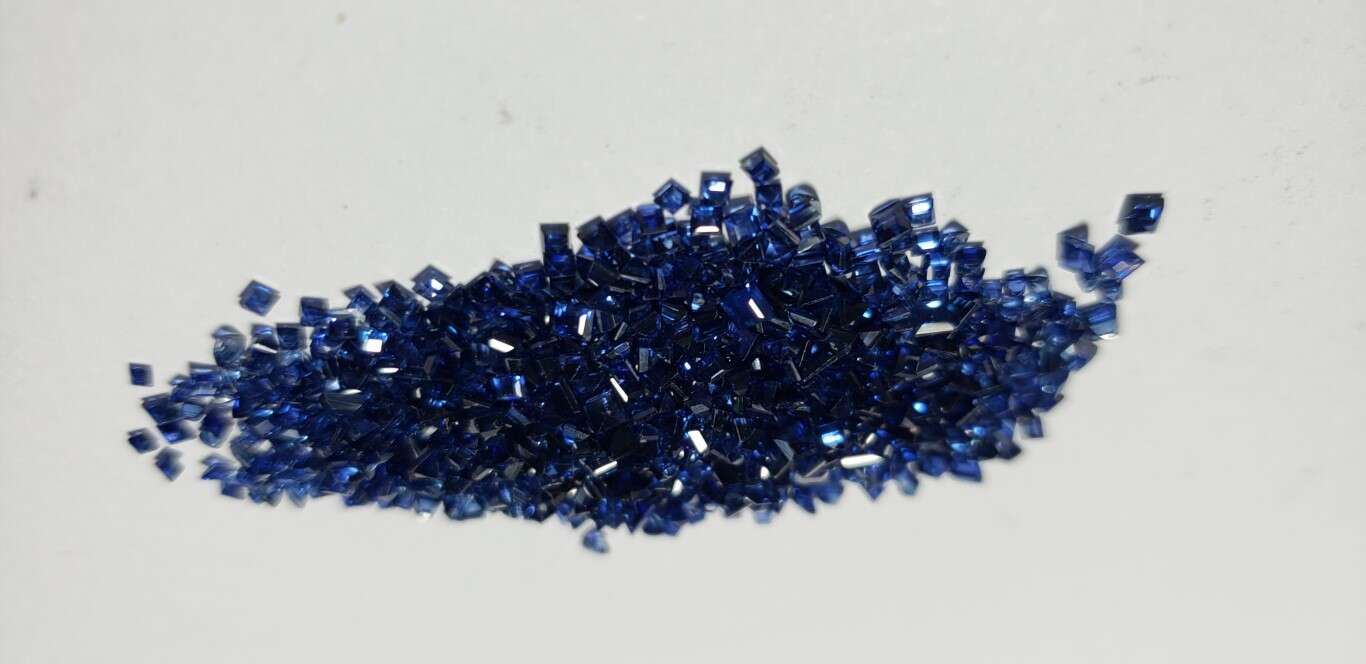 Blue Sapphire Square: 1mm - 2mm
