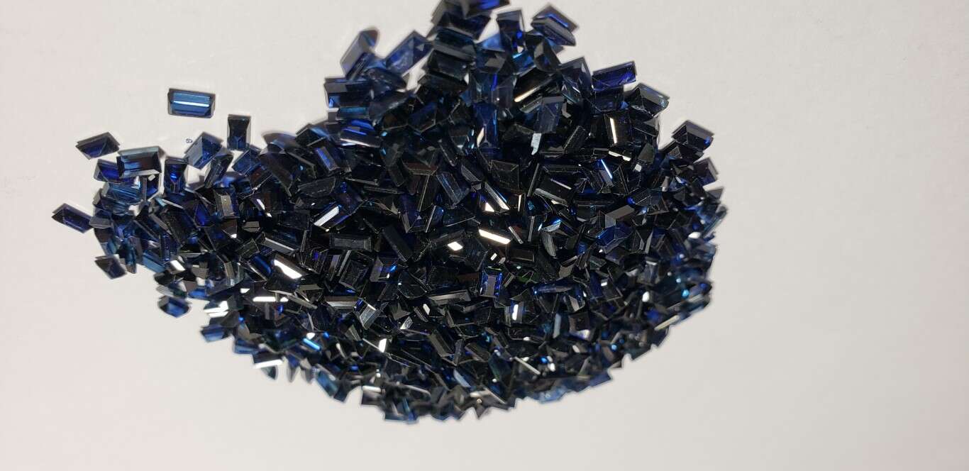 Blue Sapphire Baguette: 4mm x 2mm