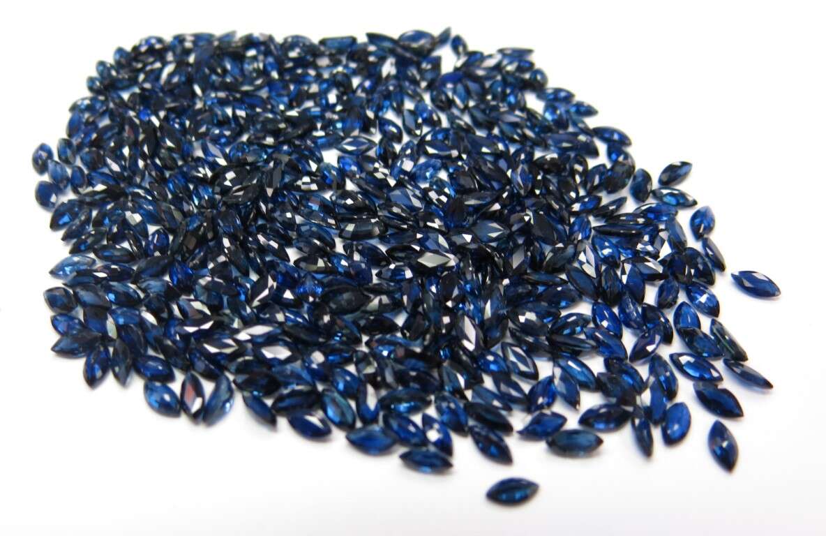 Blue Sapphire Marquise: 6mm x 3mm