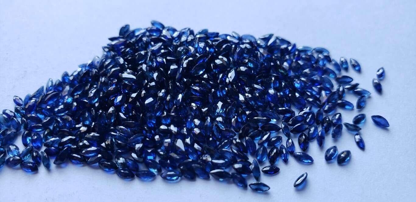 Blue Sapphire Marquise: 4mm x 2mm