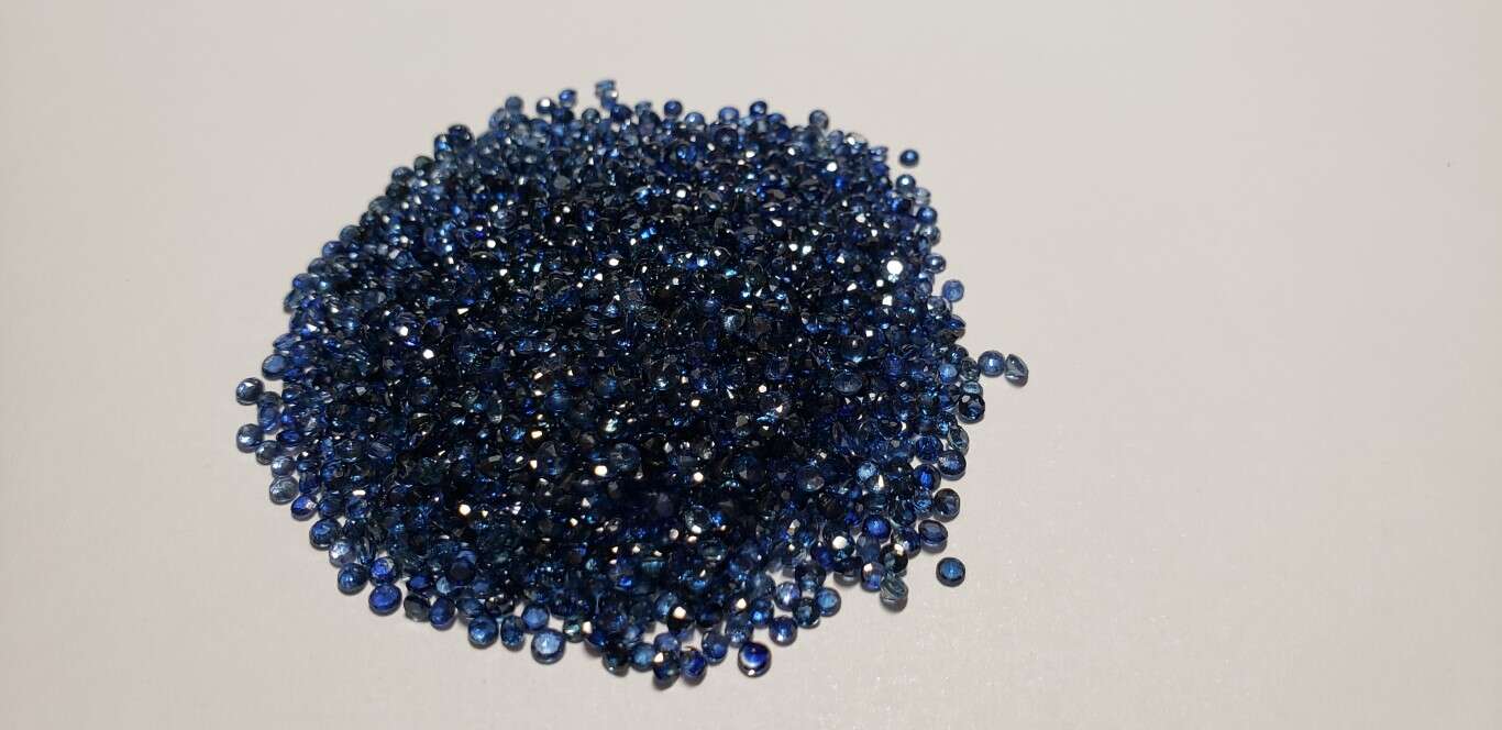 Blue Sapphire Round: 2mm - 2.5mm