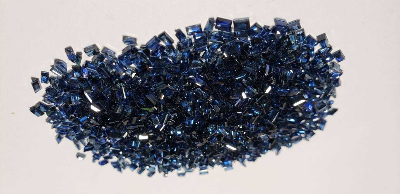 Blue Sapphire Baguette: 3mm - 4mm