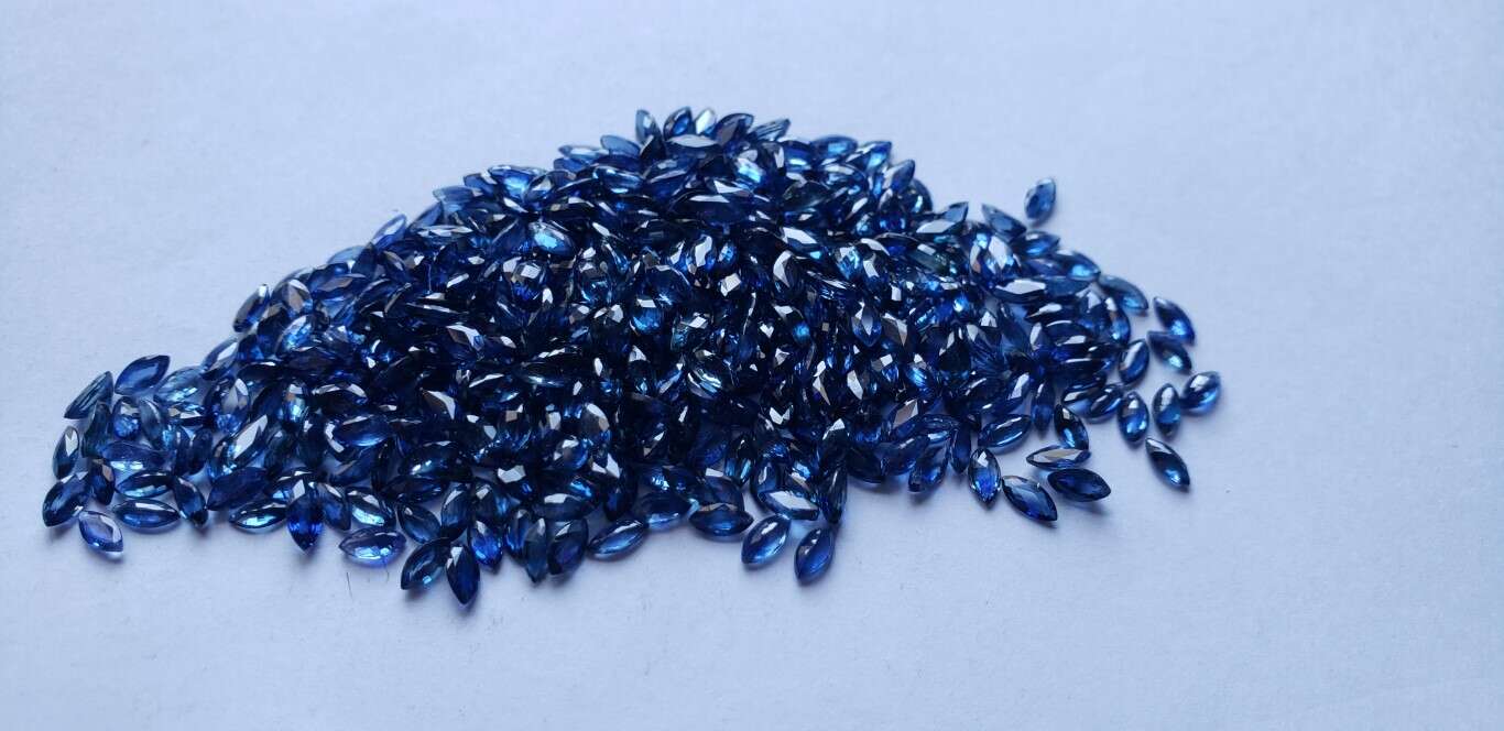 Blue Sapphire Marquise: 5mm x 2.5mm