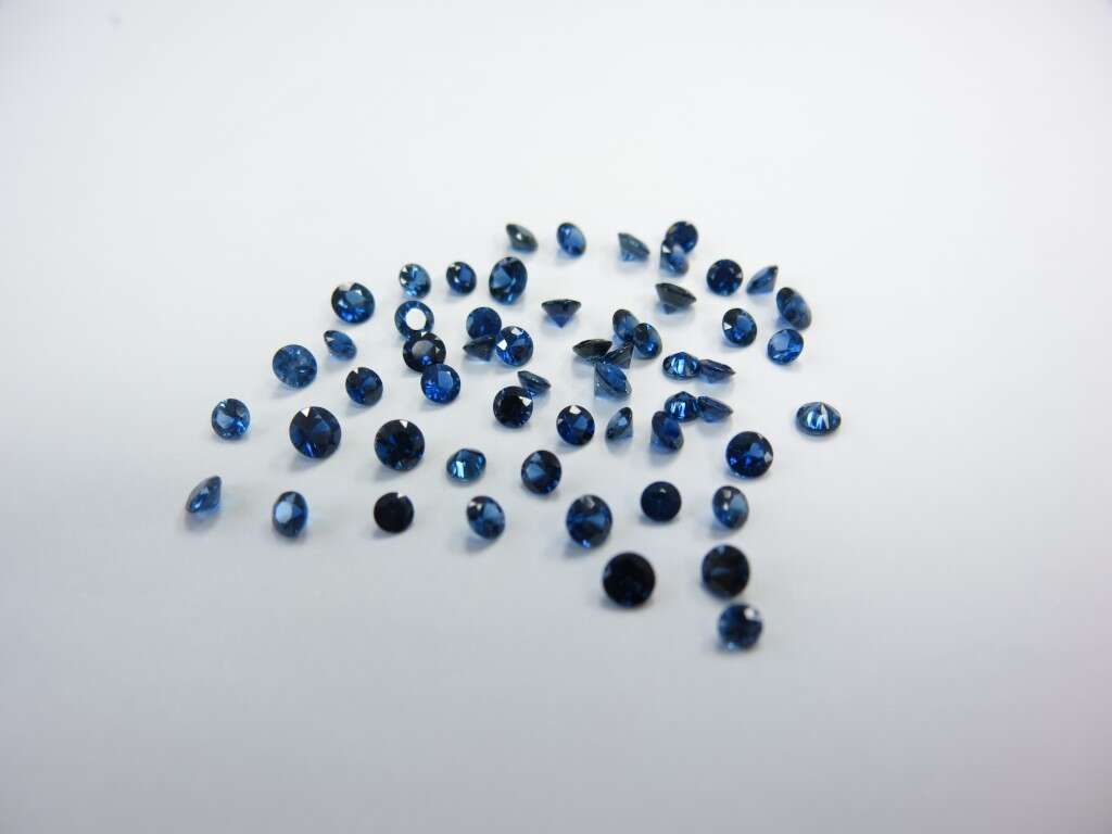 Blue Sapphire Diamond Cut: 4mm - 5mm