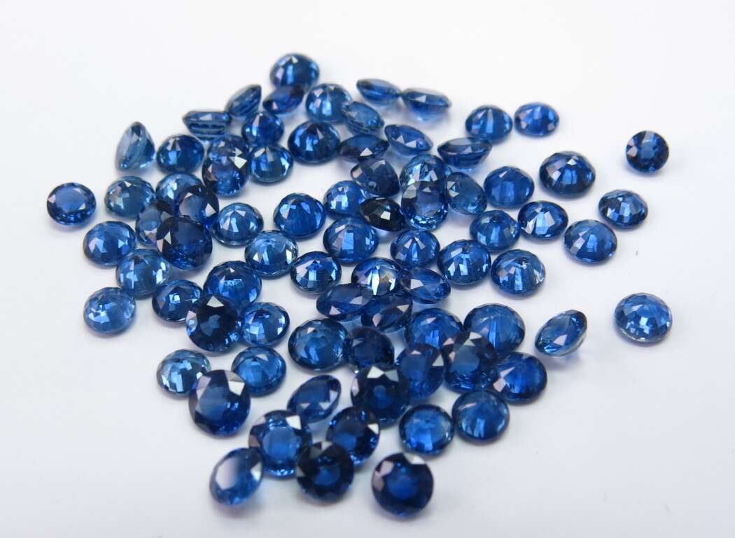 Blue Sapphire Round: 5mm - 6mm