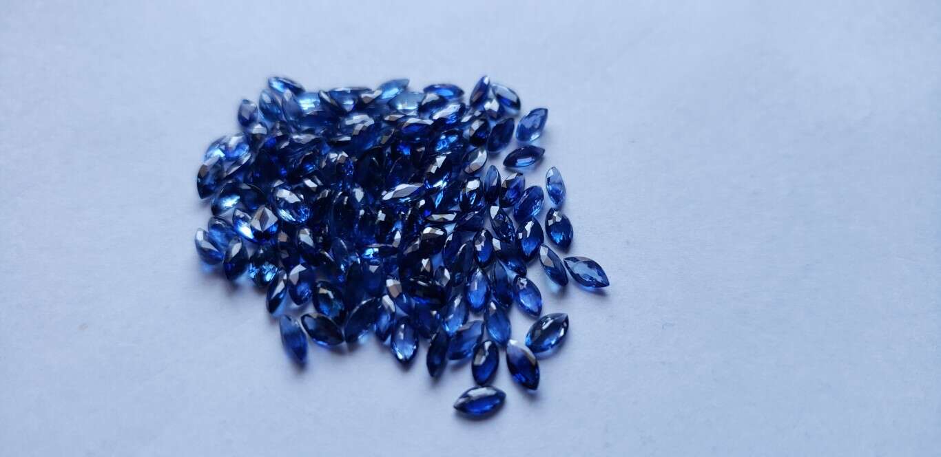 Blue Sapphire Marquise: 5mm x 2.5mm