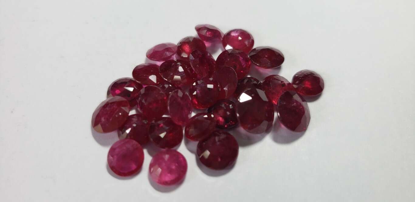 Ruby Round: 6mm - 7.5mm