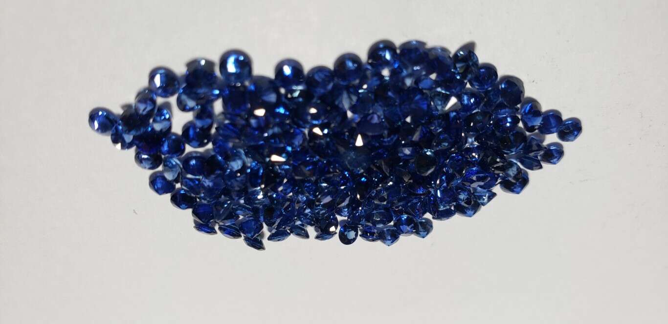Blue Sapphire Diamond Cut: 3.5mm - 4.5mm