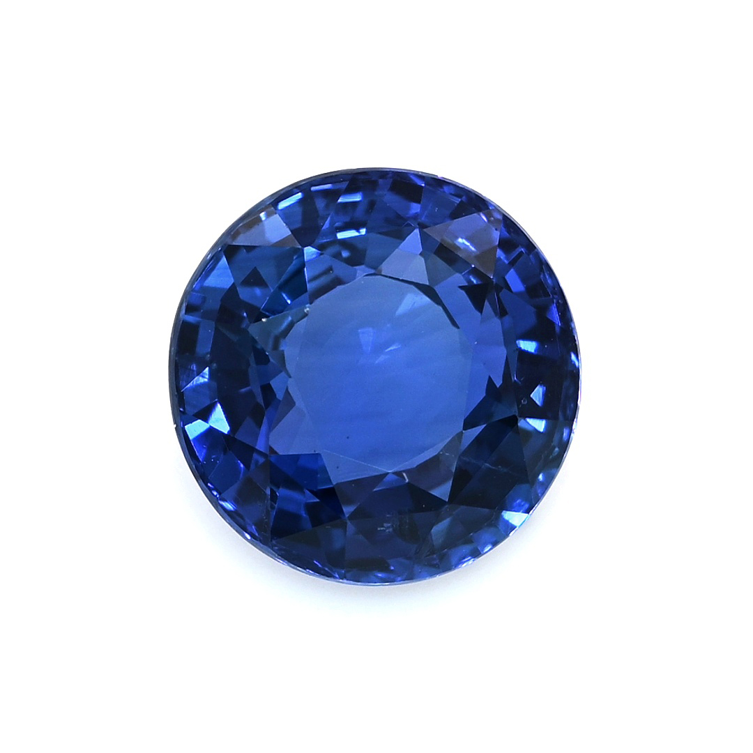 Blue Sapphire Round: 4.32ct