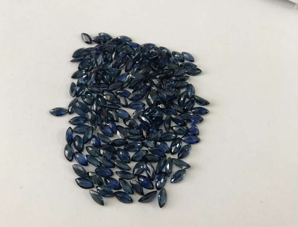 Blue Sapphire Marquise: 6mm x 3mm