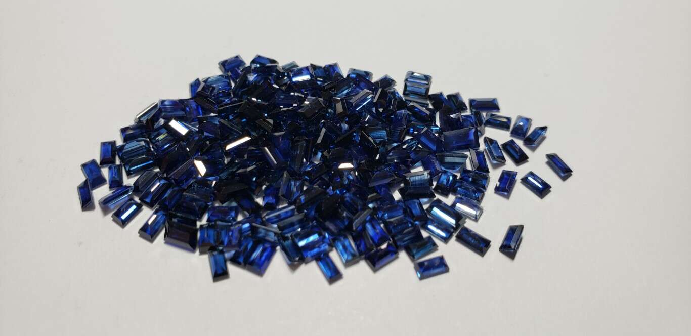 Blue Sapphire Bagguette: 4mm x 2mm