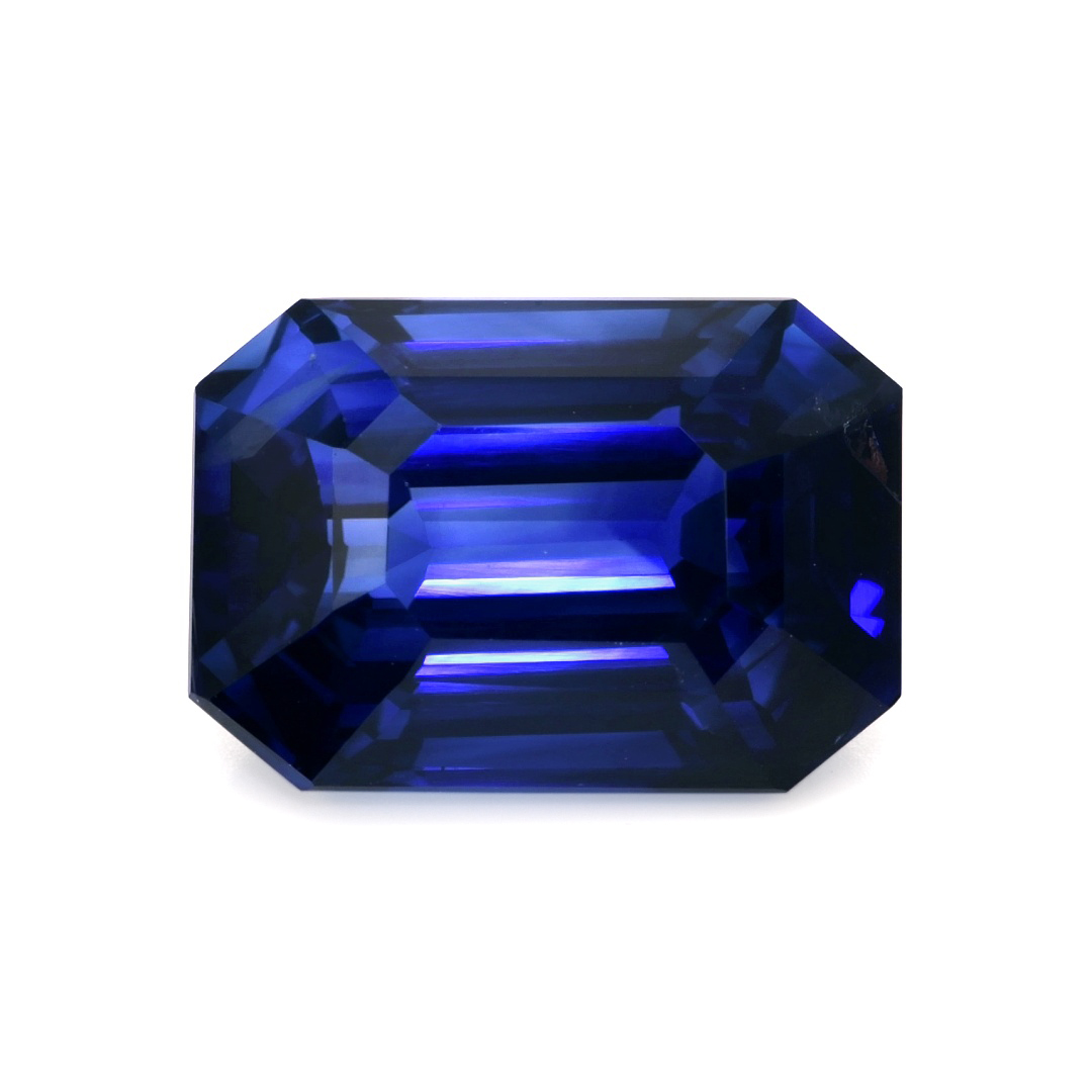 Blue Sapphire Emerald Cut: 10.94ct