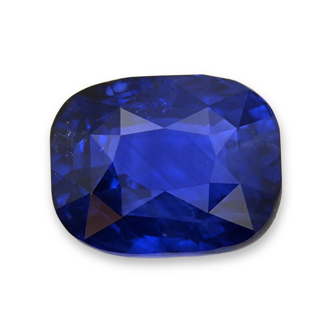 Blue Sapphire Cushion: 5.04ct