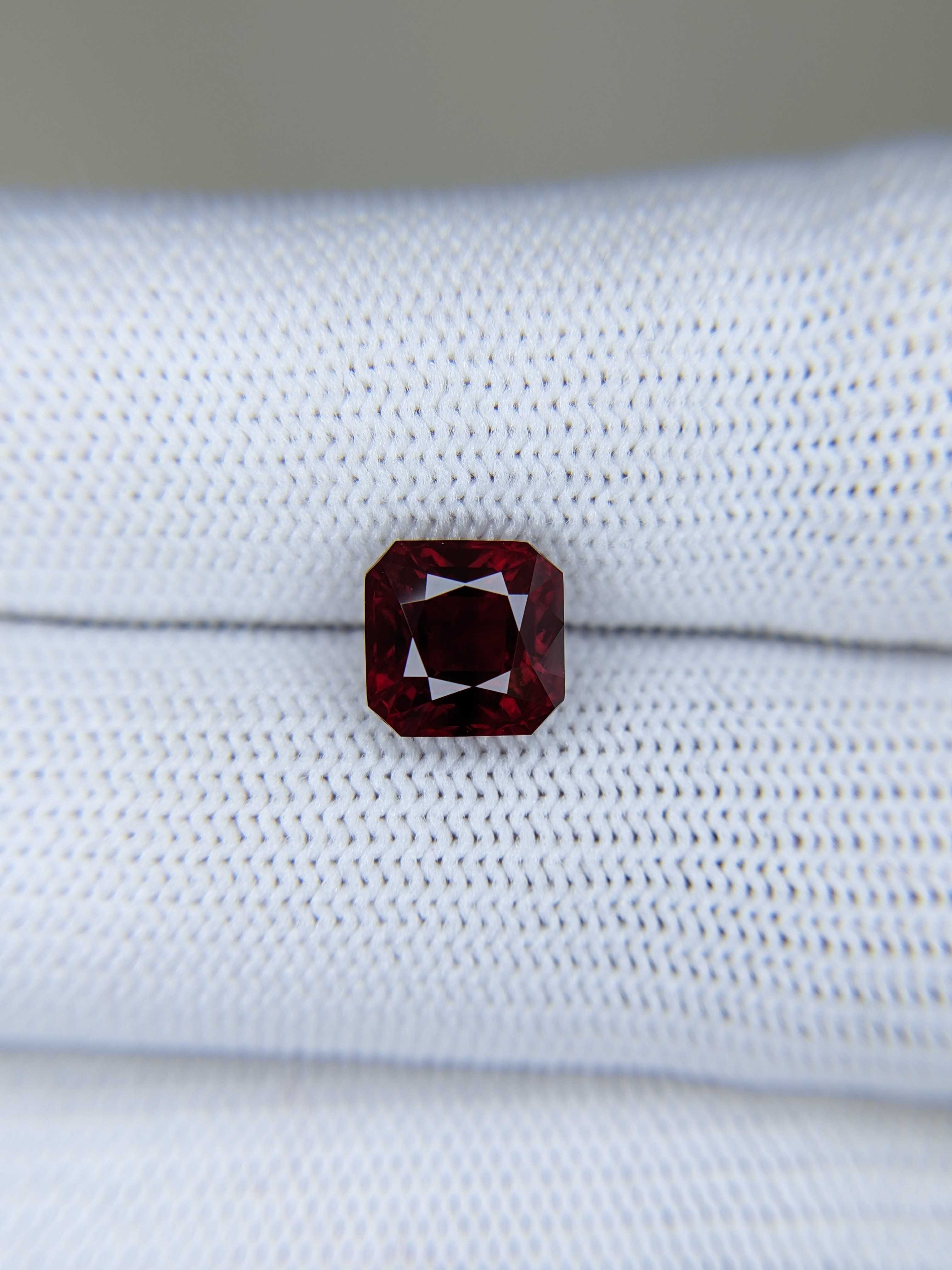 Ruby Emerald Cut: 3.02ct