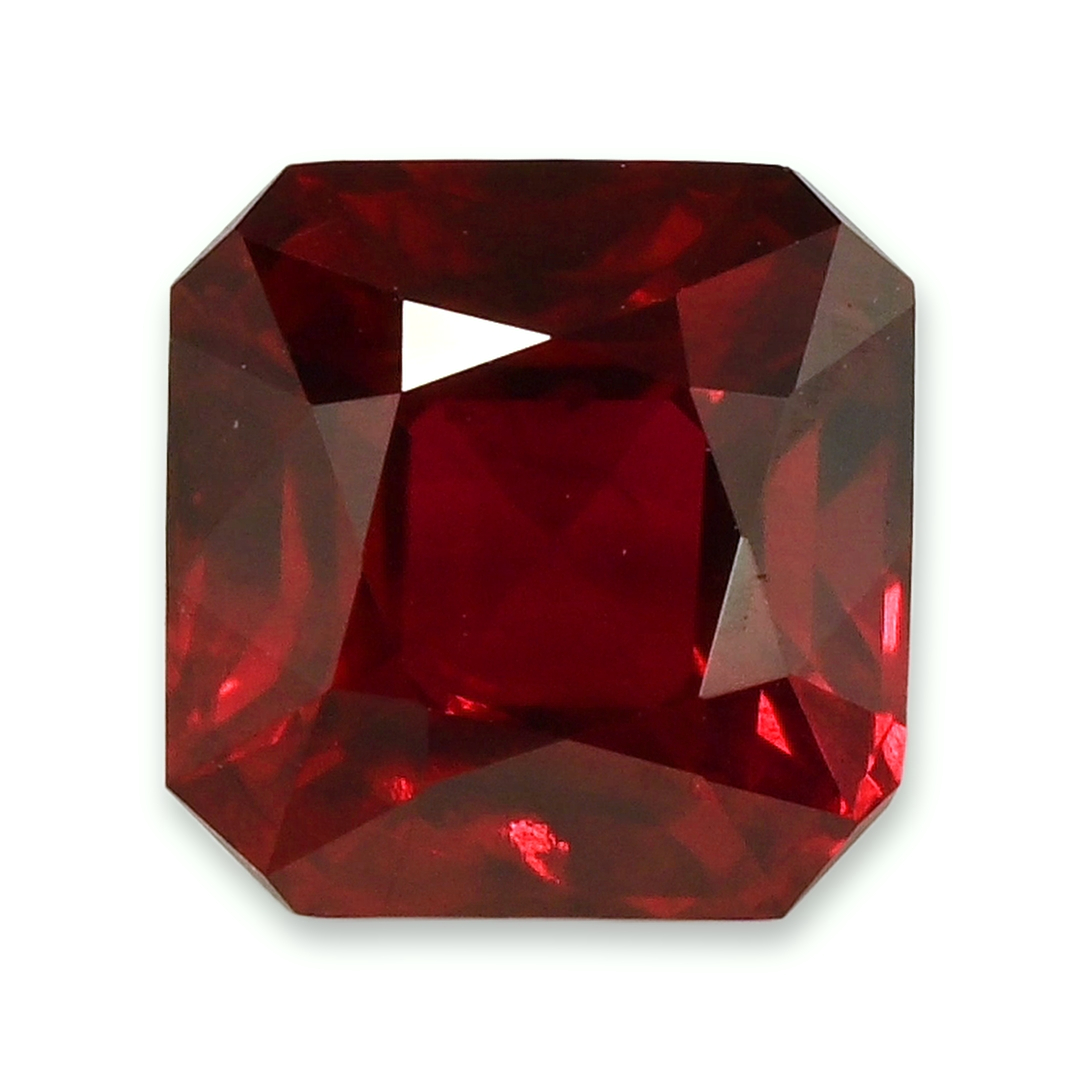 Ruby Emerald Cut: 3.02ct