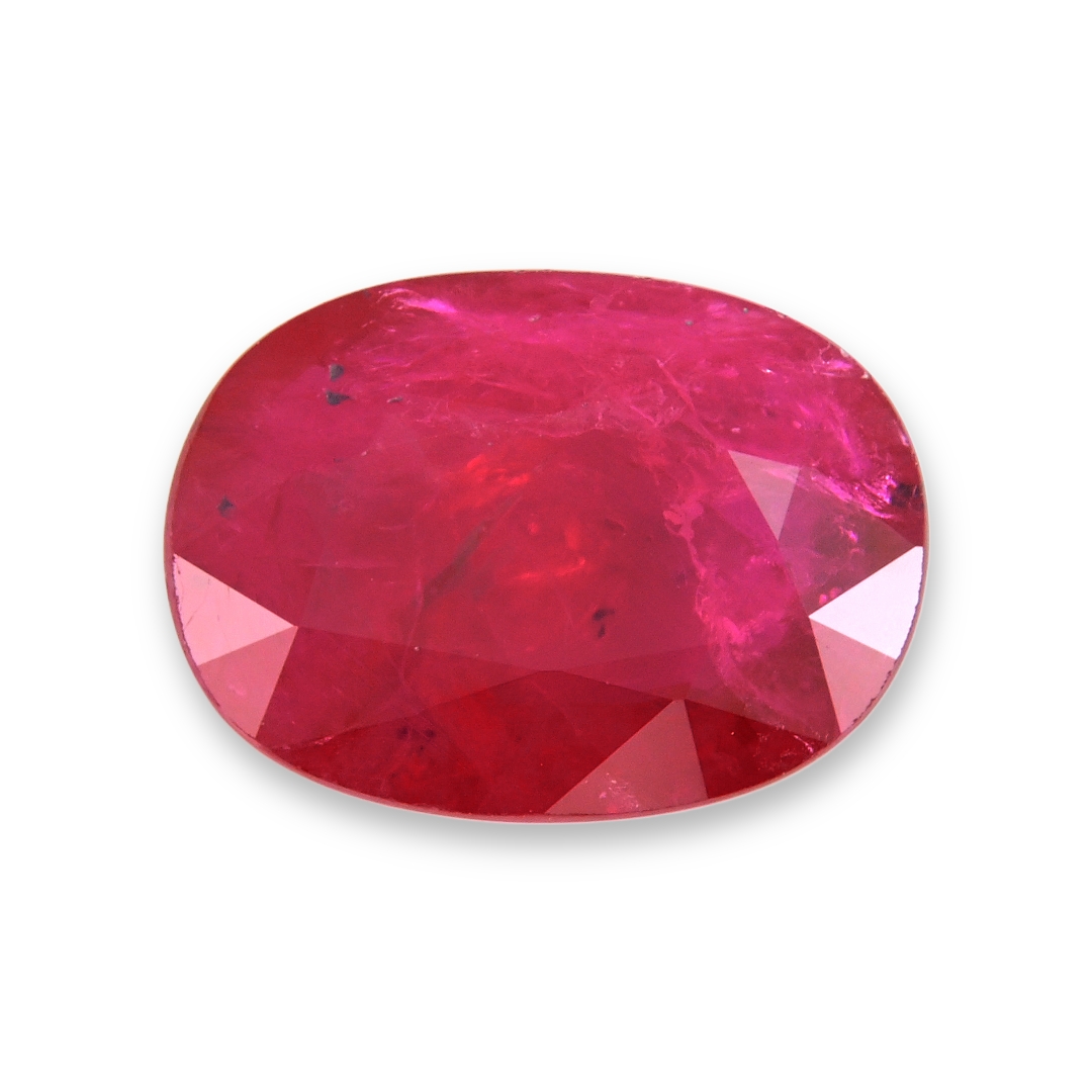 RUBY Oval: 3.34ct