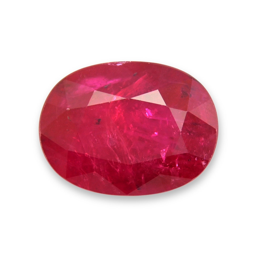 RUBY Oval: 3.71ct