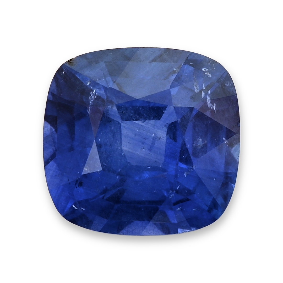 Blue Sapphire Cushion: 4.62ct