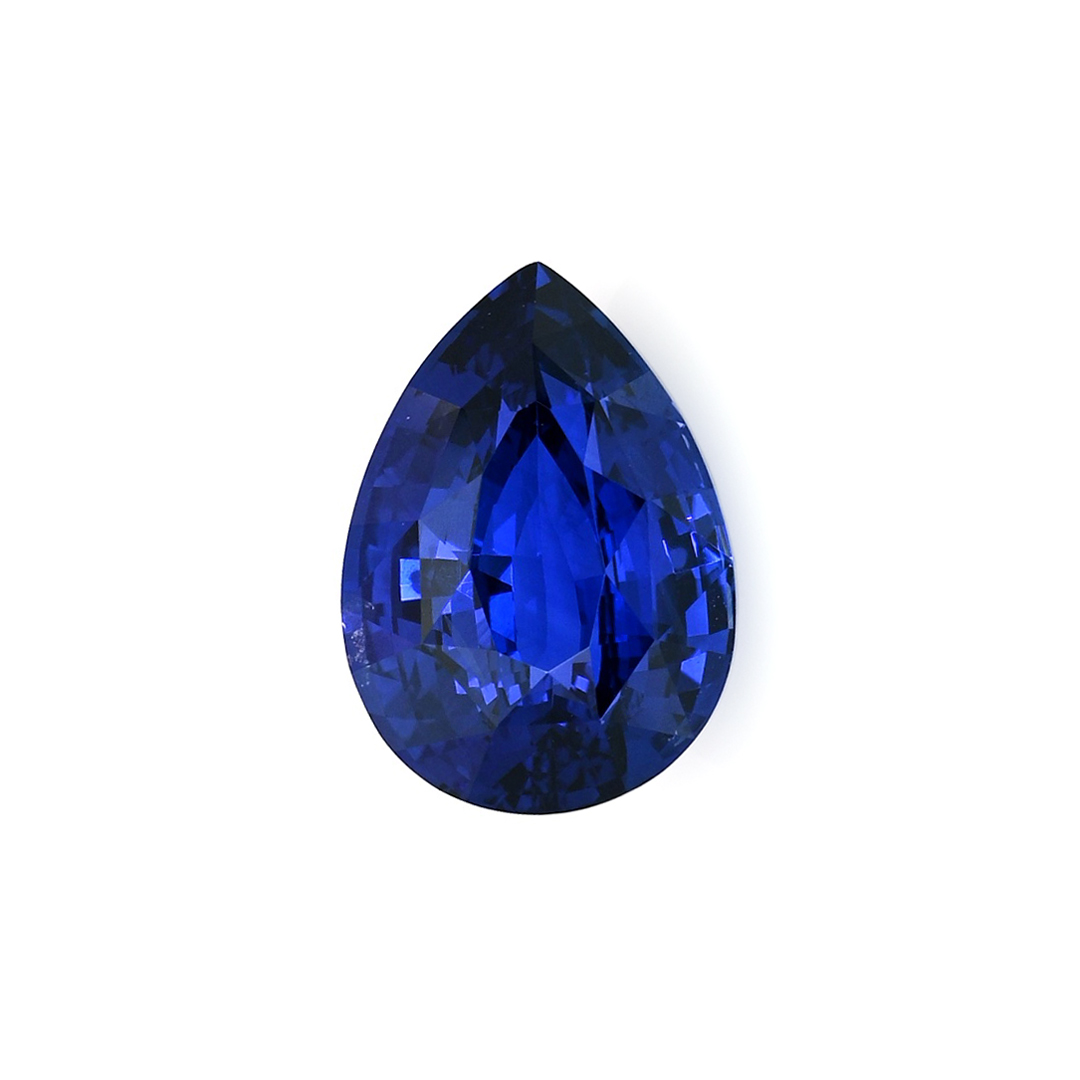Blue Sapphire Pear: 5.21ct