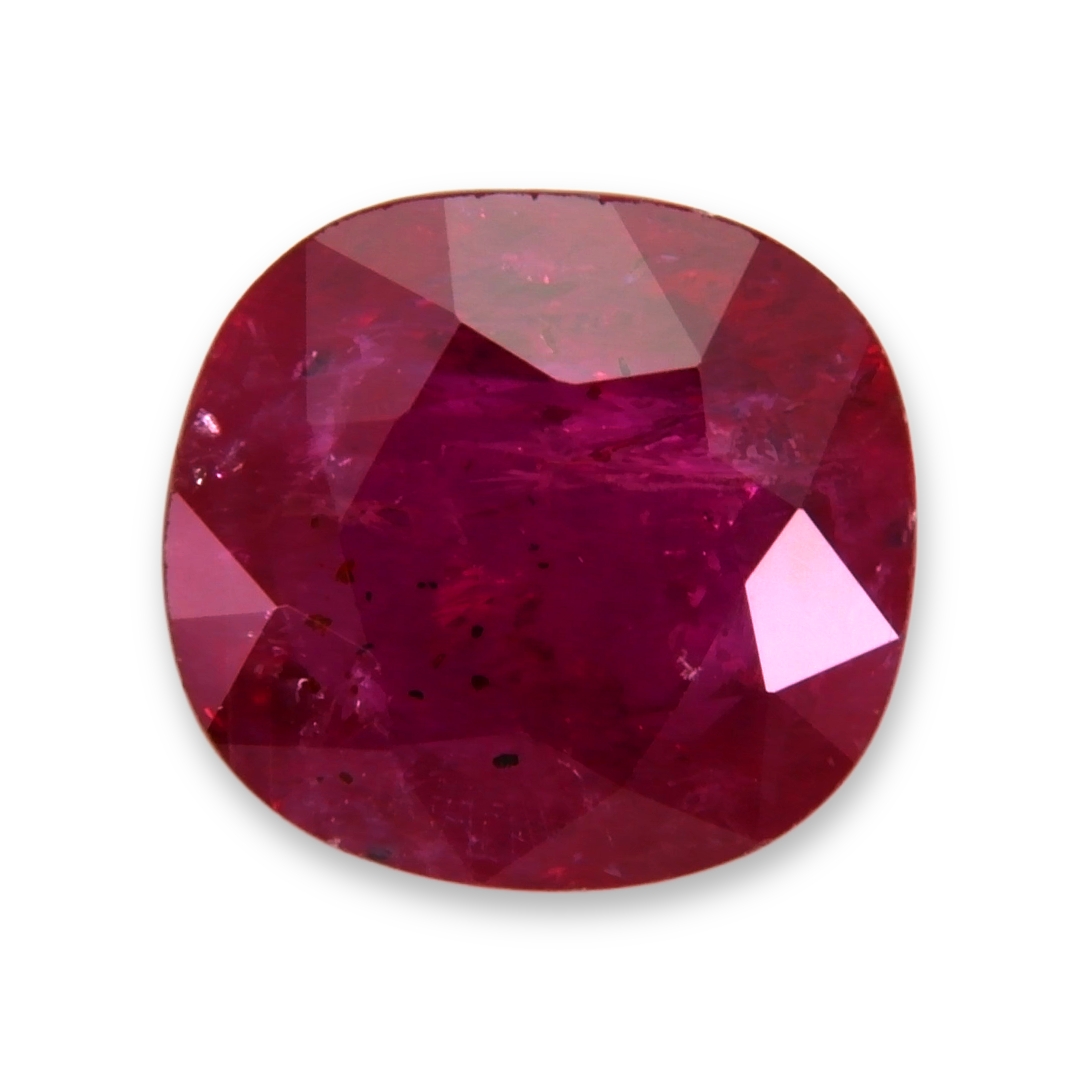 RUBY Cushion: 3.34ct