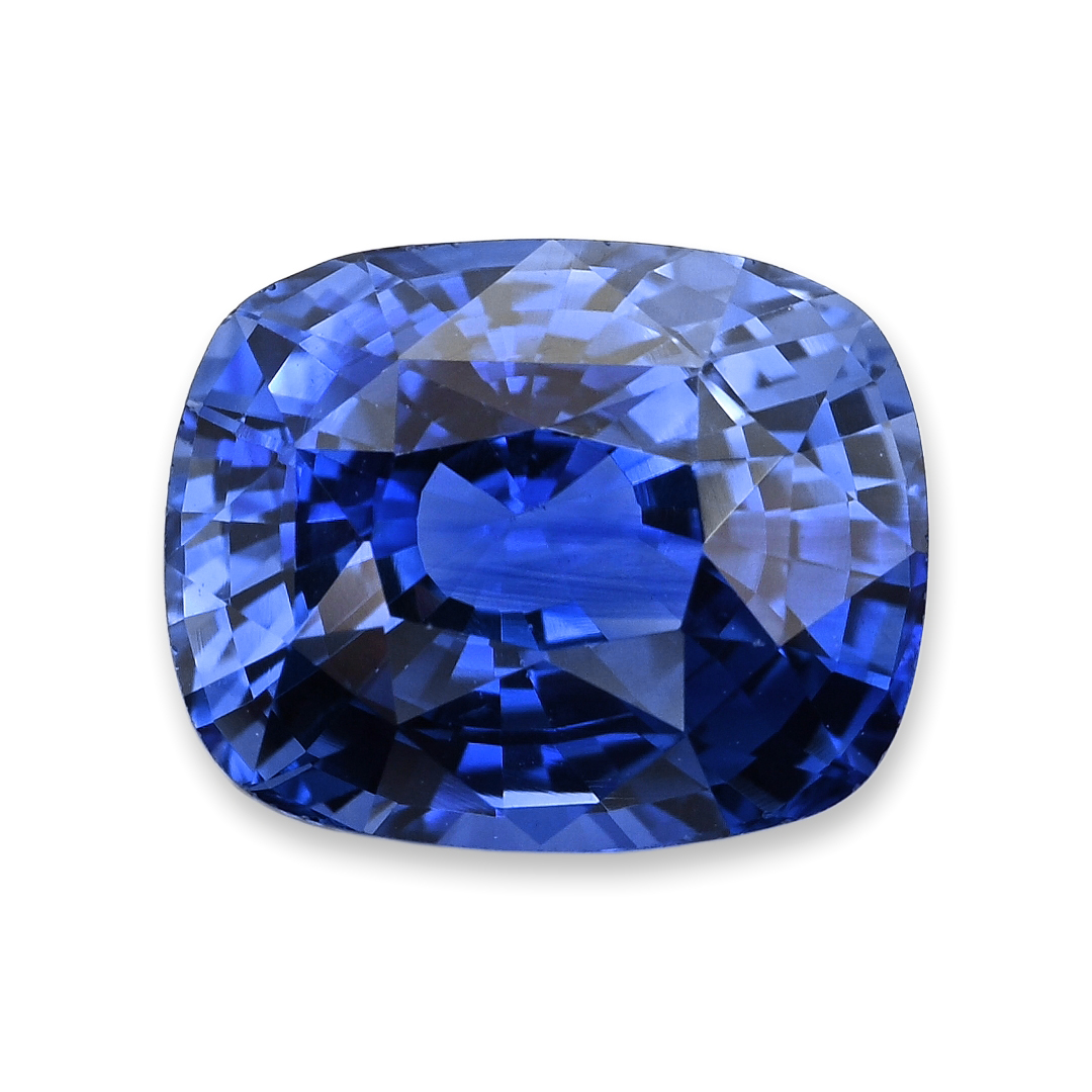 Blue Sapphire Cushion: 4.49ct