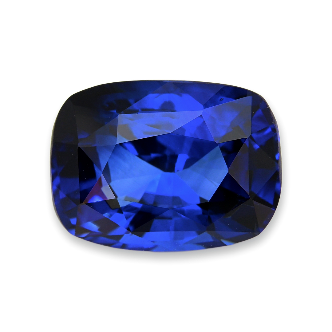Blue Sapphire Cushion: 5.03ct