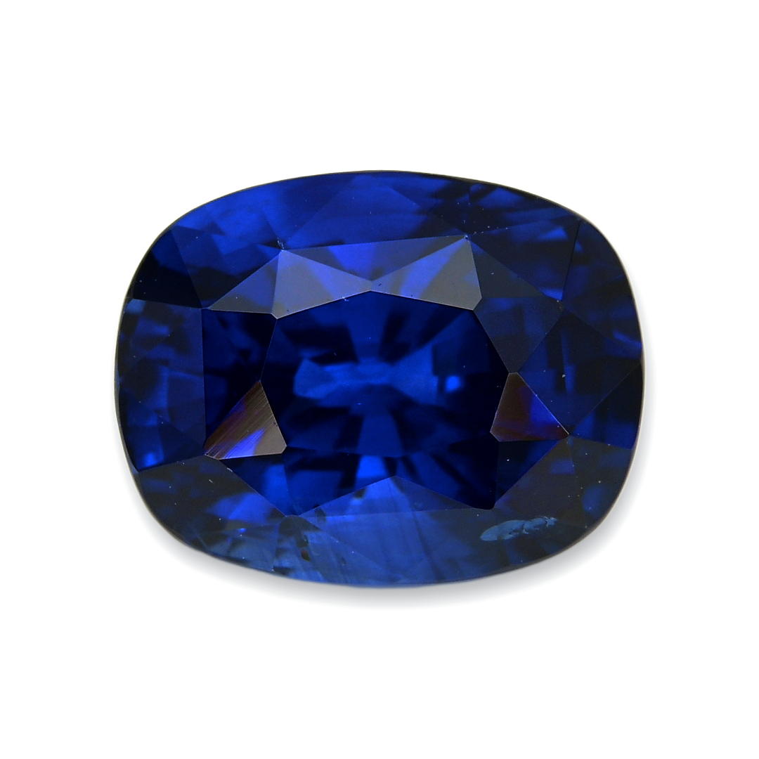 Blue Sapphire Cushion: 5.07ct