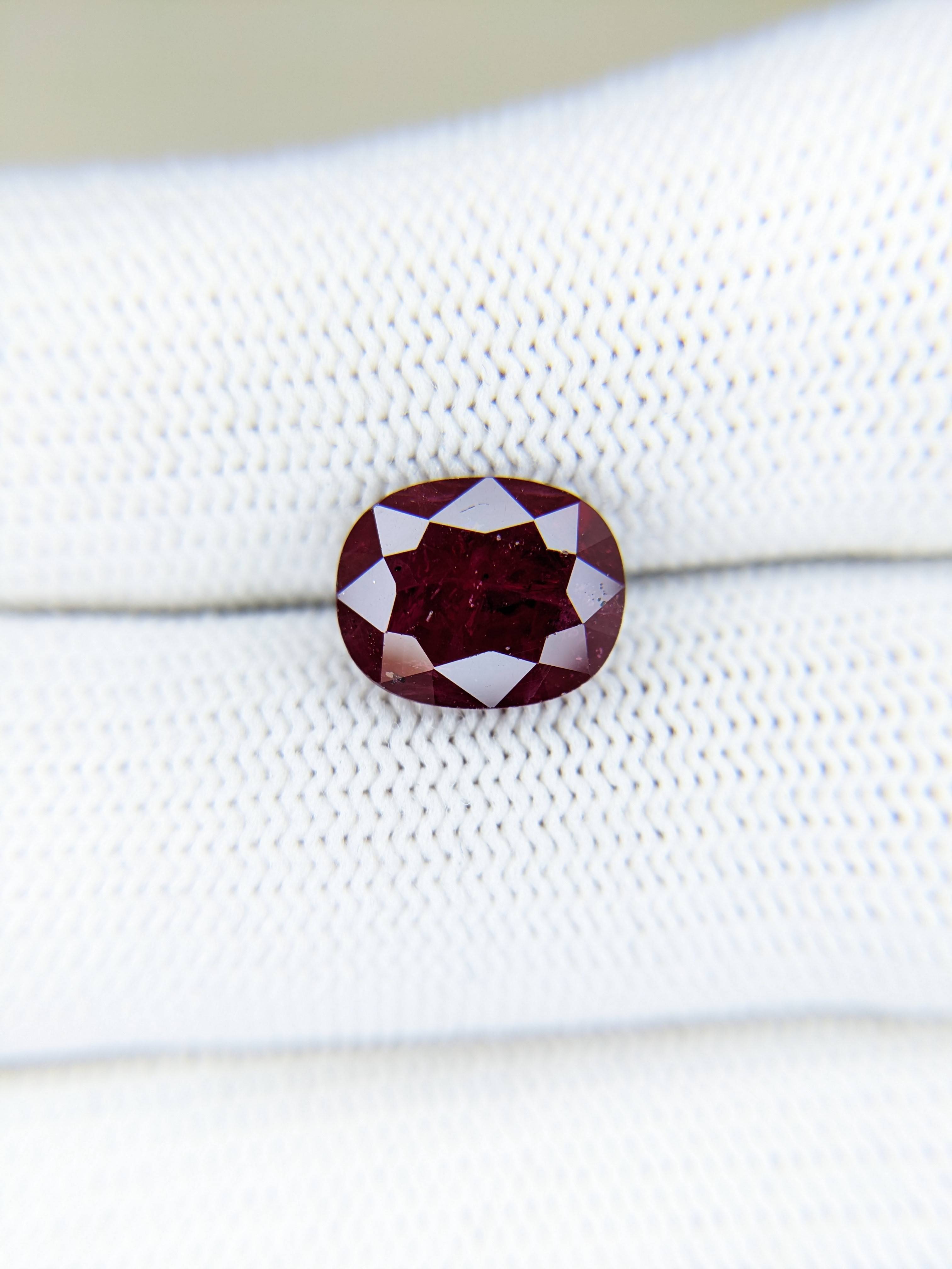 Ruby Cushion: 3.46ct