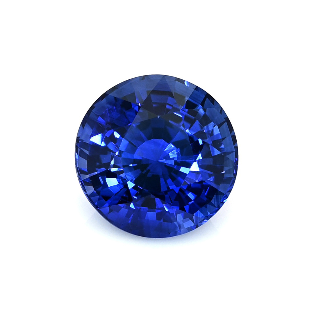 Blue Sapphire Round: 6.41ct