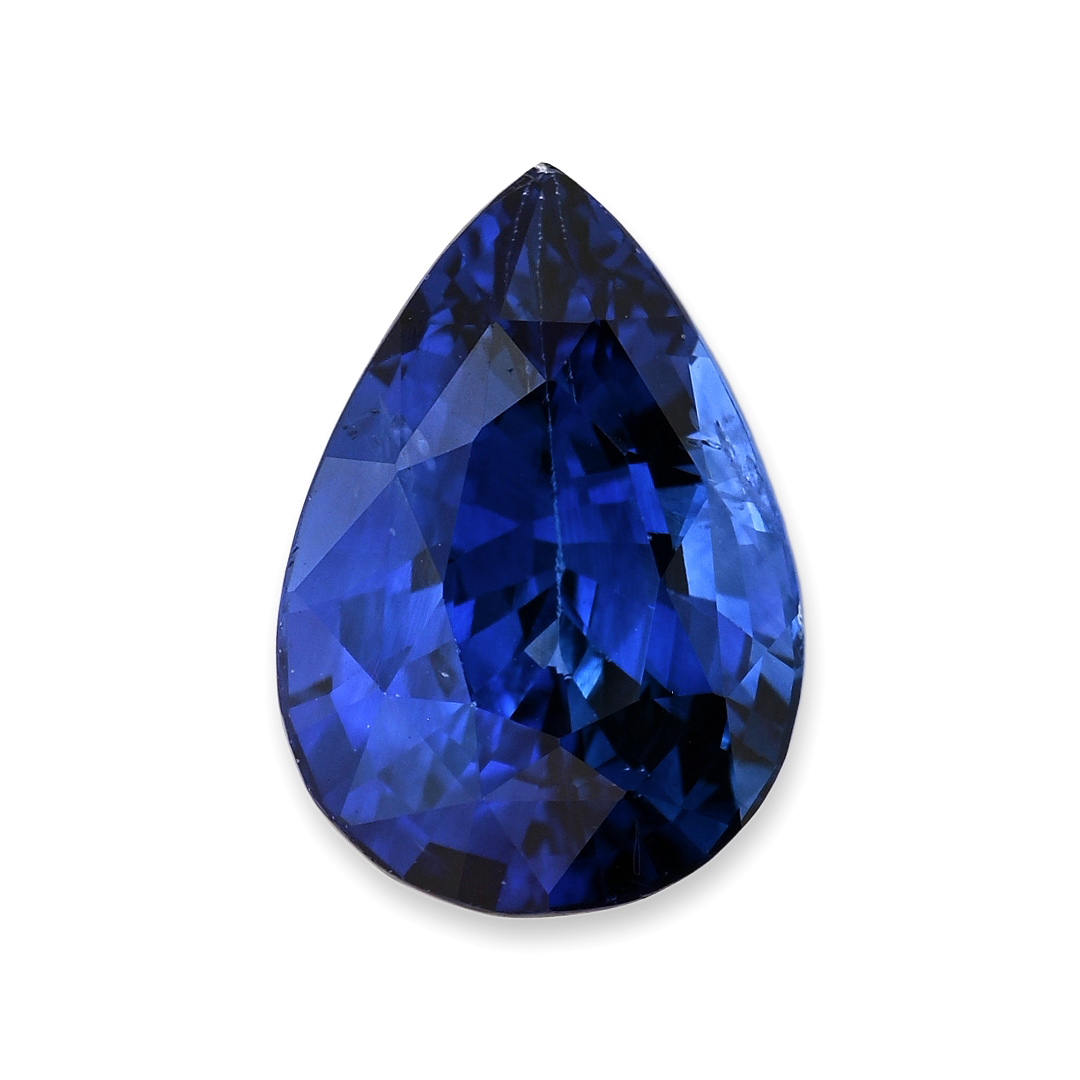 Sapphire Pear: 4.61ct
