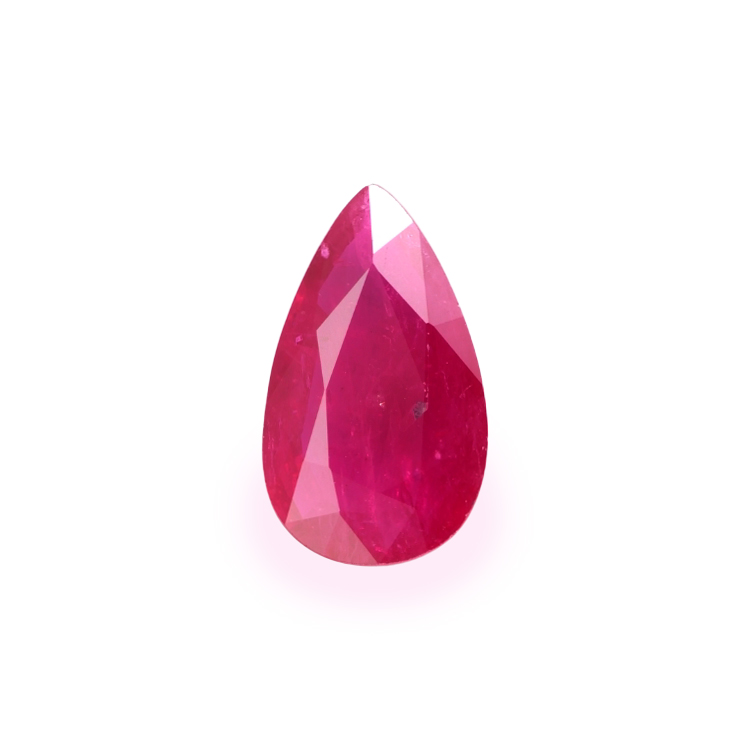 RUBY Pear: 2.70ct