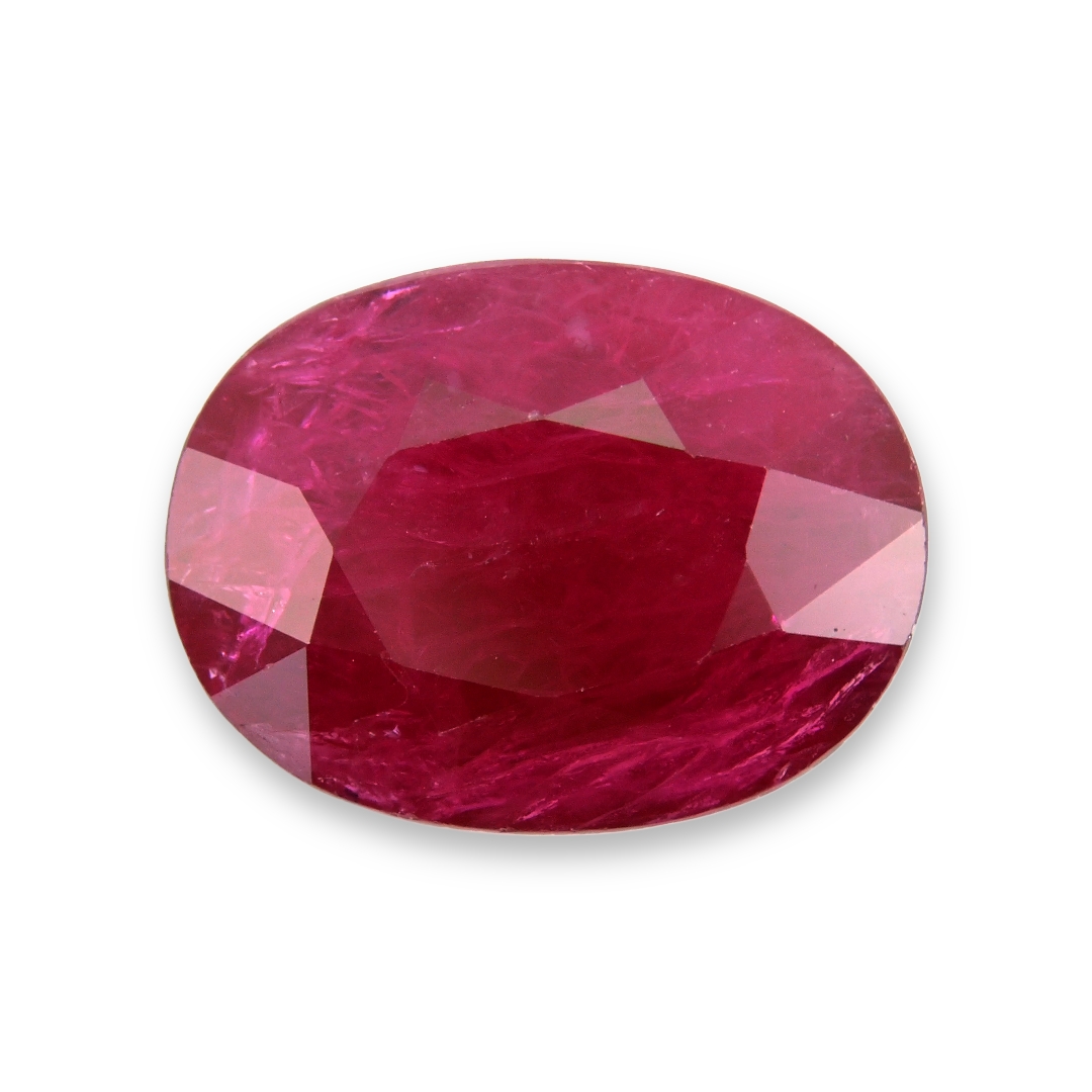 RUBY Oval: 3.77ct