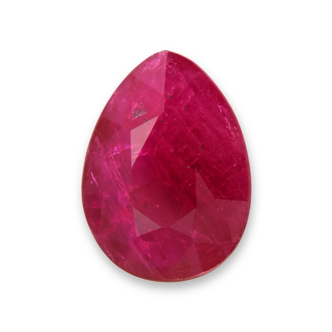 RUBY Pear: 2.34ct