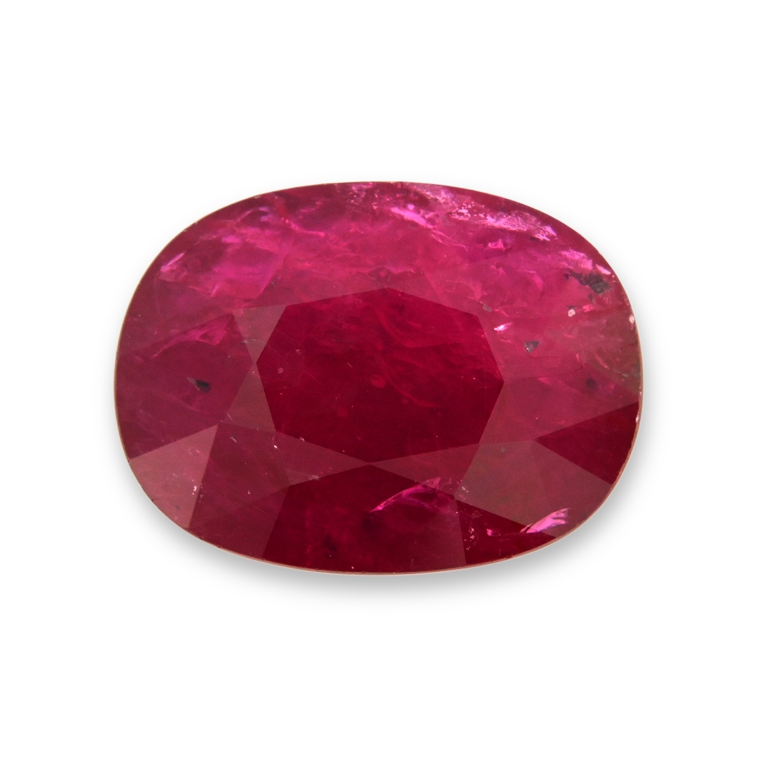 RUBY Oval: 3.93ct
