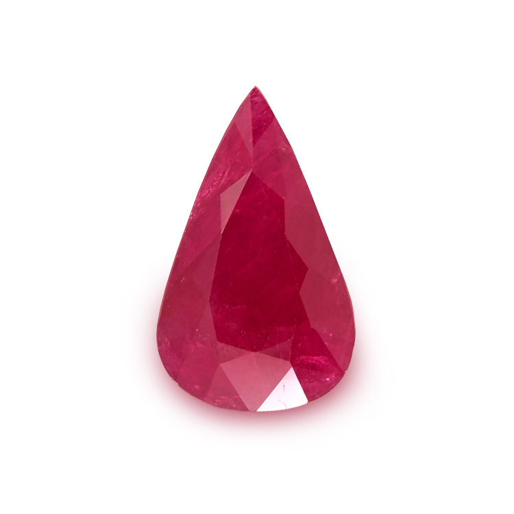 RUBY Pear: 7.73ct