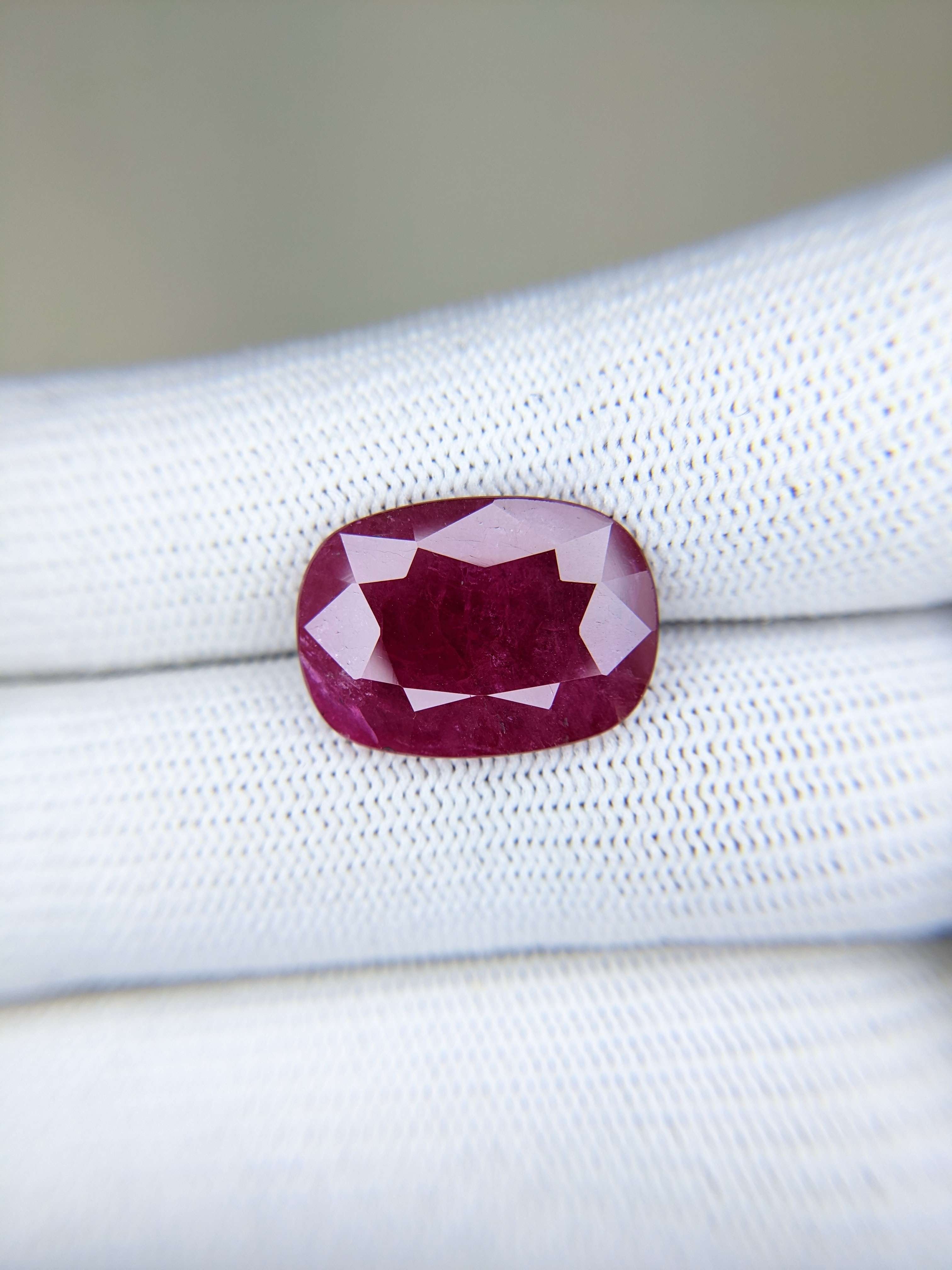Ruby Cushion: 11.55ct