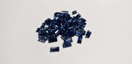 Blue Sapphire Baguette: 4mm x 2mm